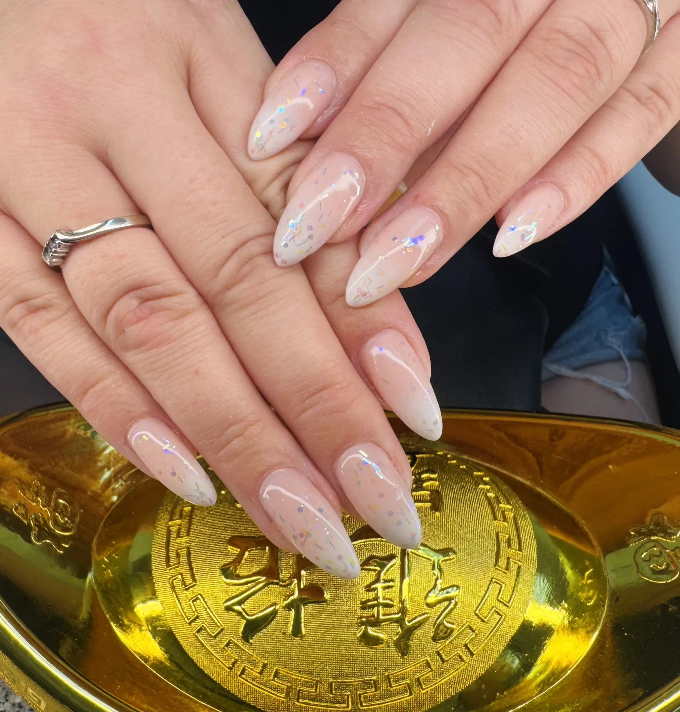 Spa pedicure with a warm foot soak